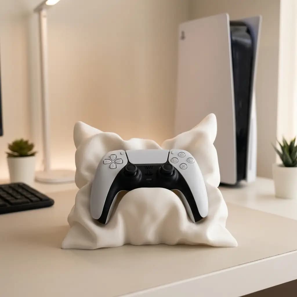 Yastık Görünümlü Ps5 Kol Standı, Kol Tutucu Yastığı , PS4 / PS5 Uyumlu Joystick Kumanda Standı