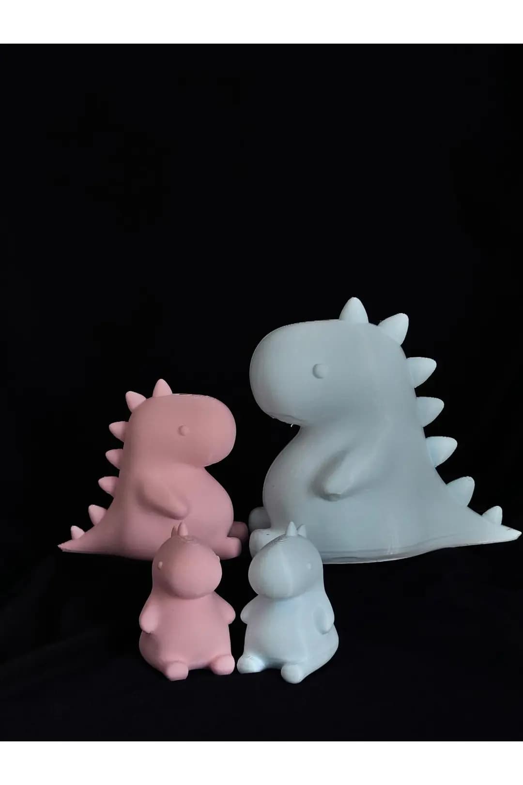Pastel Renkli Sevimli Dinozor Figür Seti - Çocuk ve Bebek Odası Dekoru
