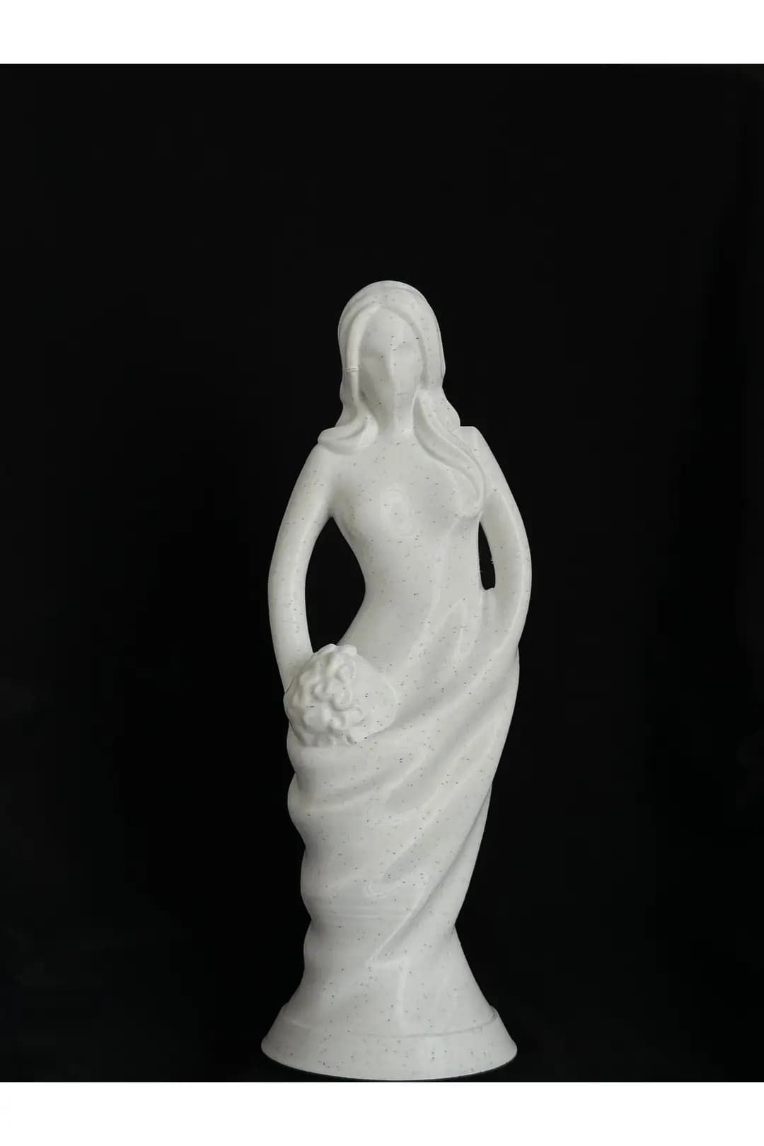 Anne ve Çocuk Temalı Dekoratif Biblo Modern Minimal Heykel